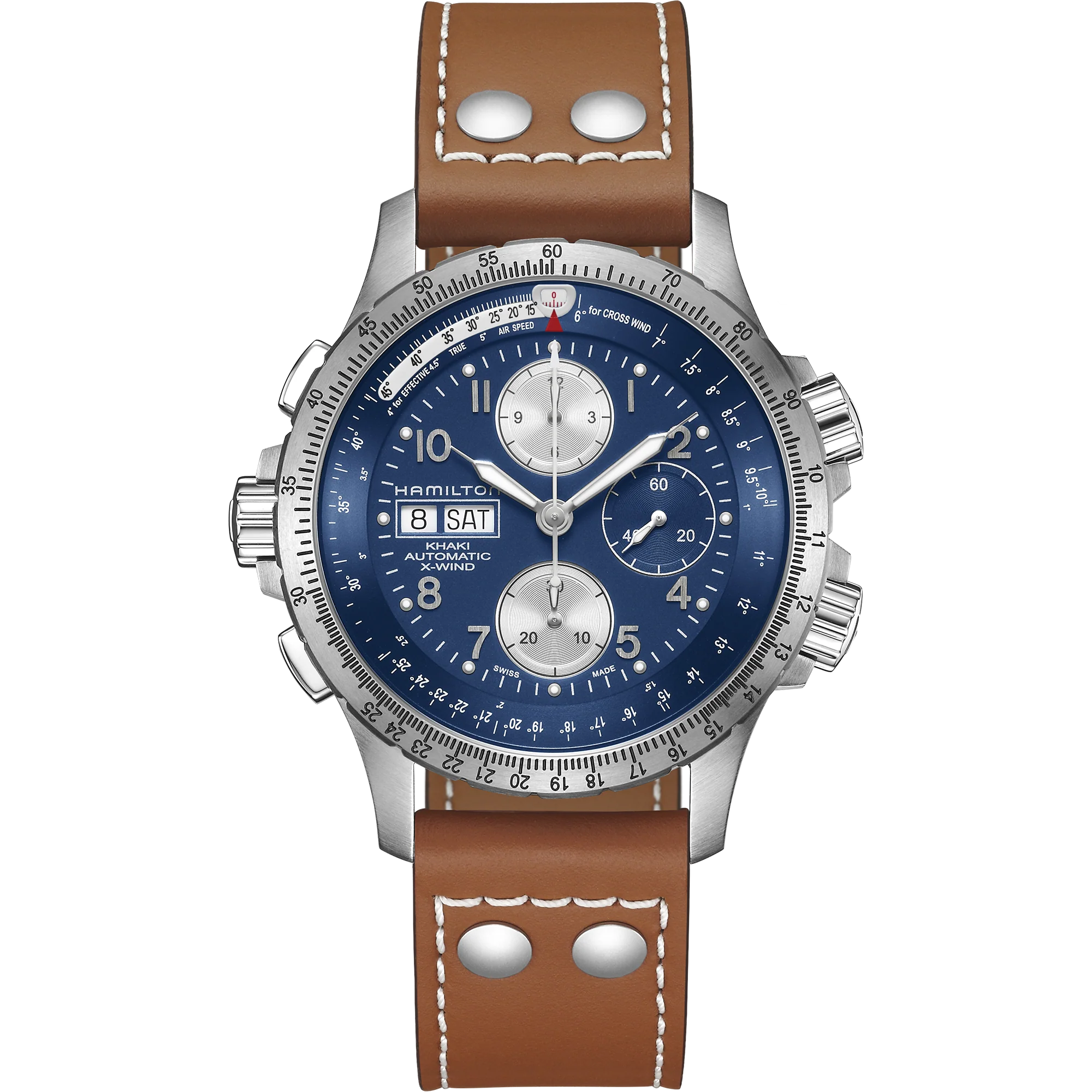 Hamilton Khaki Aviation X-Wind Auto Chrono H77506540 - Bijoux Eclore