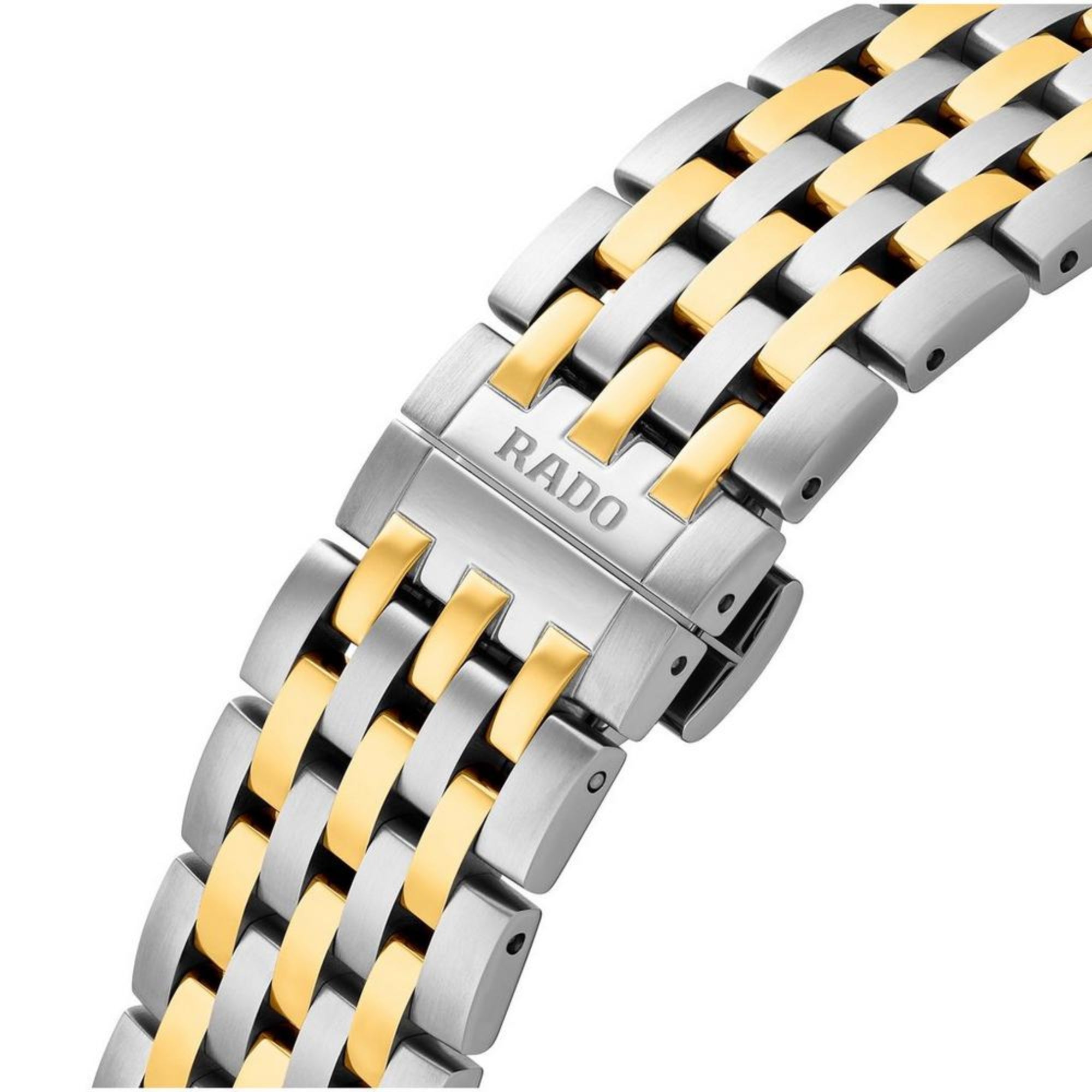 Rado R48903253 Florence 39mm Stainless Steel and Yellow Gold PVD Automatic Watch - Bijoux Eclore