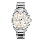 Tissot PR 100 Quartz 34mm White Mother of Pearl Dial Stainless Steel Bracelet Watch T150.217.11.111.00 - Bijoux Eclore