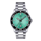 Tissot Seastar 1000 Quartz 40mm Teal Dial Stainless Steel Bracelet Watch T120.410.11.091.00 - Bijoux Eclore