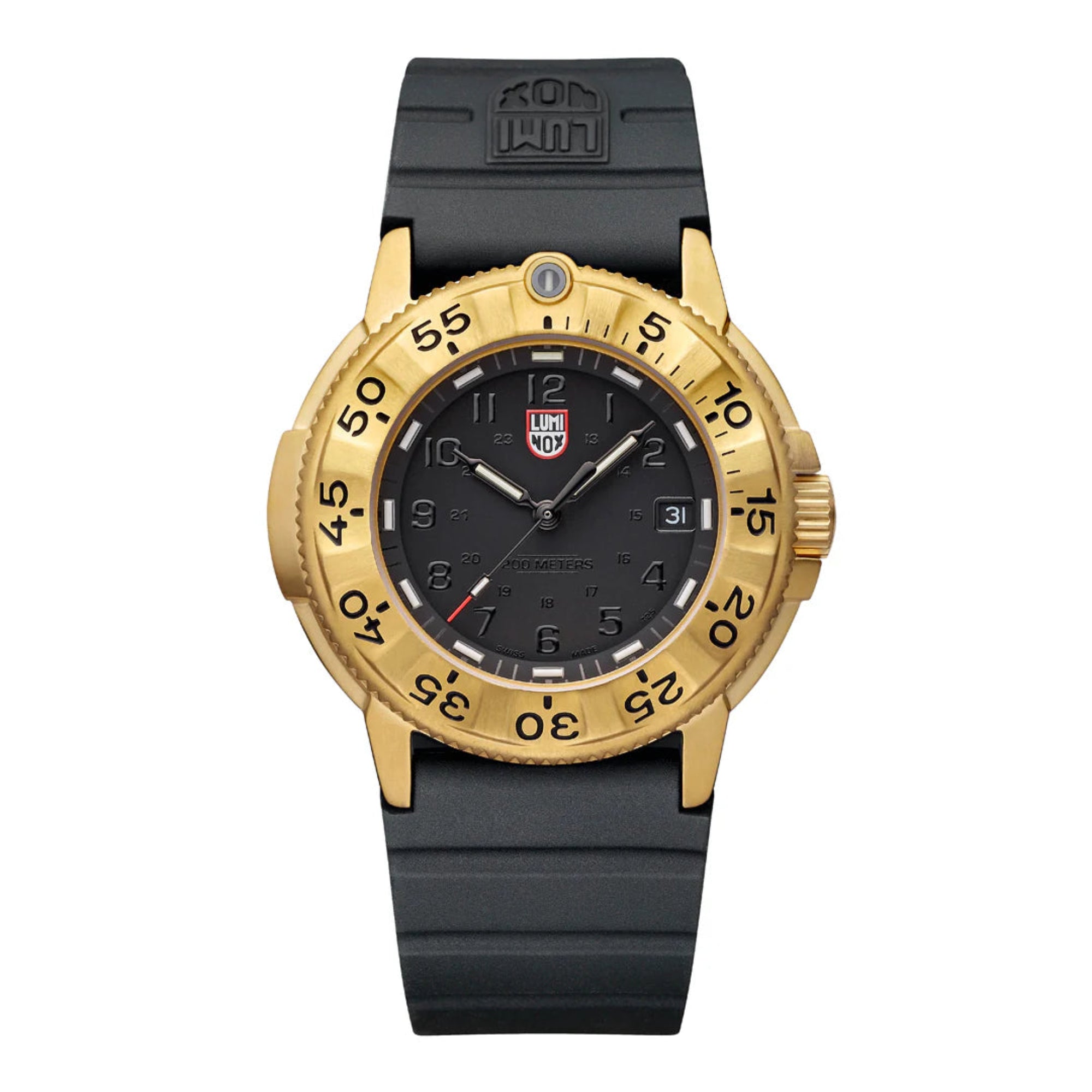 Luminox Navy Seal Foundation Gold PVD Black 43 mm XS.3221.NSF - Bijoux Eclore
