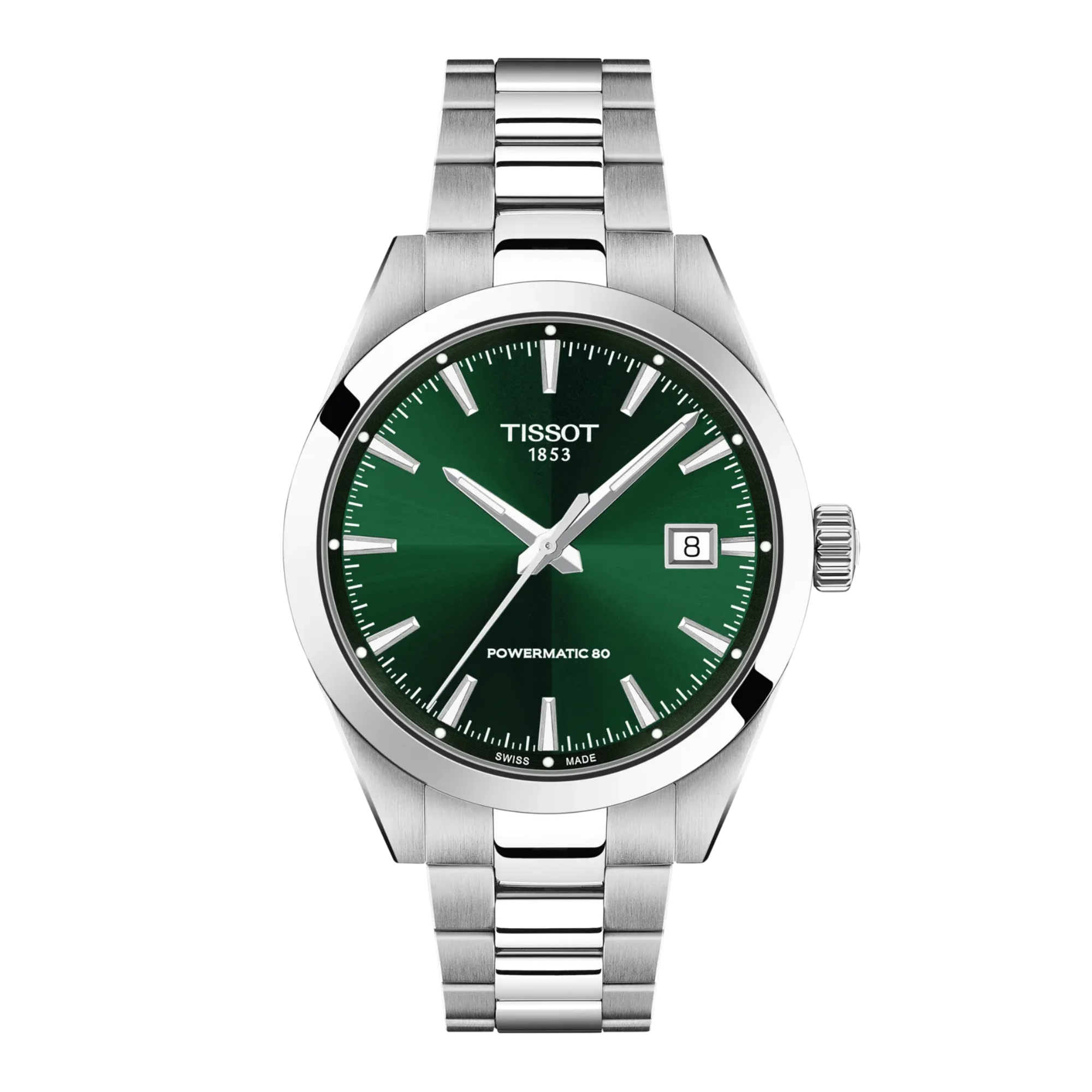 Tissot Gentleman 38mm Green Dial T165.807.11.091.00 - Bijoux Eclore