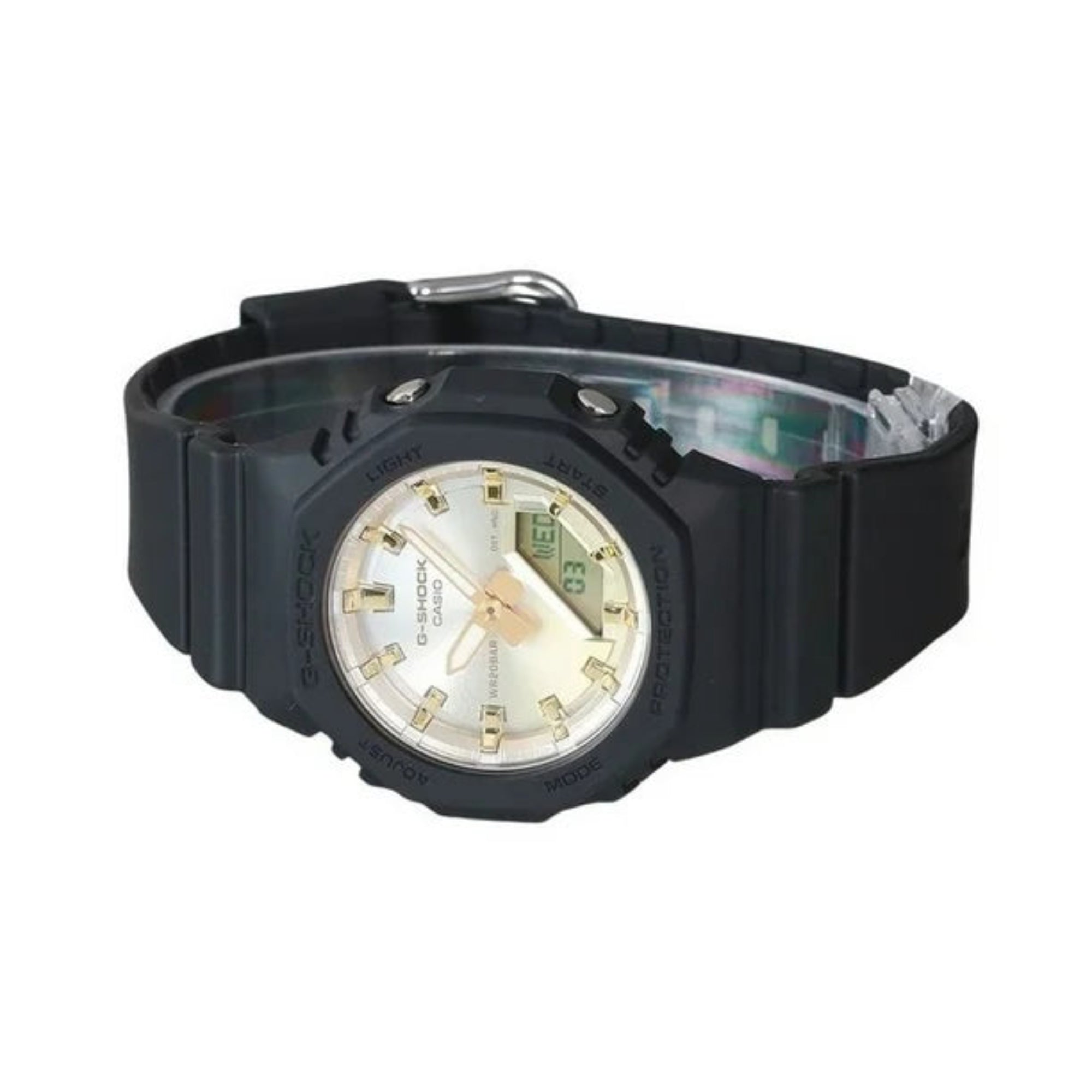 Casio G-Shock GMAP2100SG-1A Black Gold Sunset Glow Digital Analog Watch - Bijoux Eclore