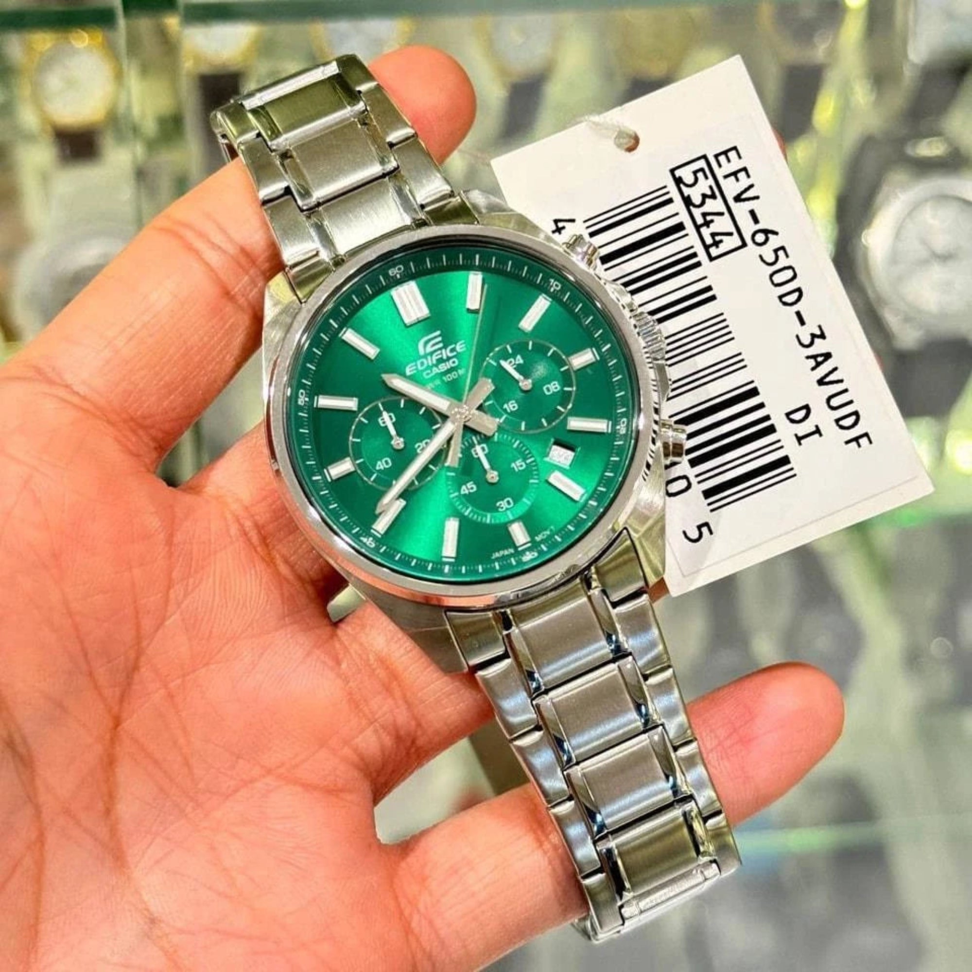 Casio EFV650D-3AV Edifice Chronograph Date Indicator Watch - Bijoux Eclore