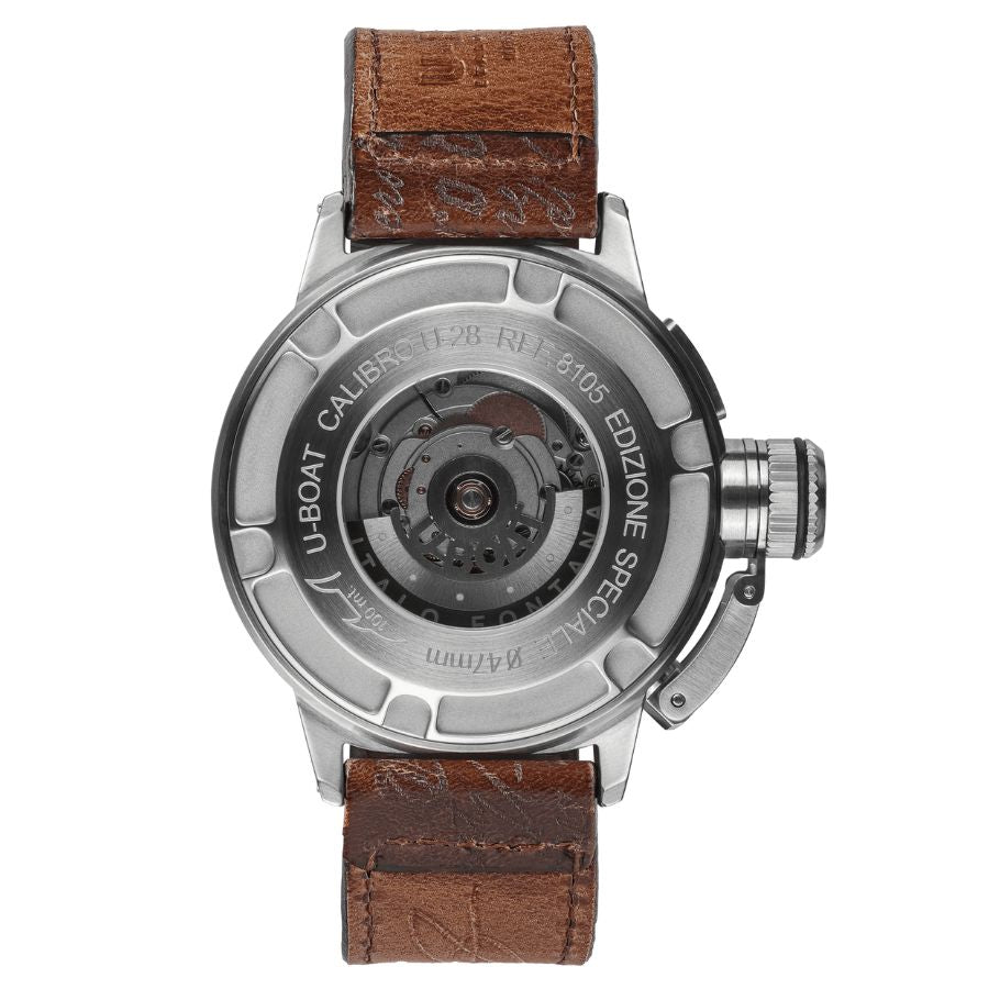 U-Boat Classico U-Boat Automatic Black 47mm 8105 - Bijoux Eclore