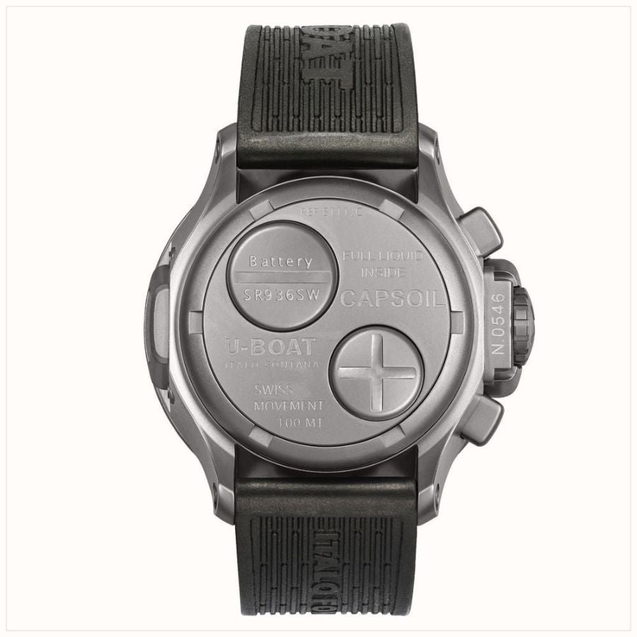 U-Boat Capsoil Chronograph SS Mens Watch 8111/D - Bijoux Eclore