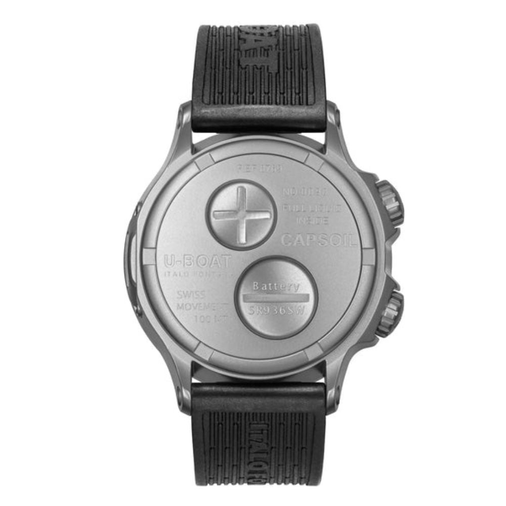 U-BOAT Capsoil Doppiotempo SS watch 8769 - Bijoux Eclore