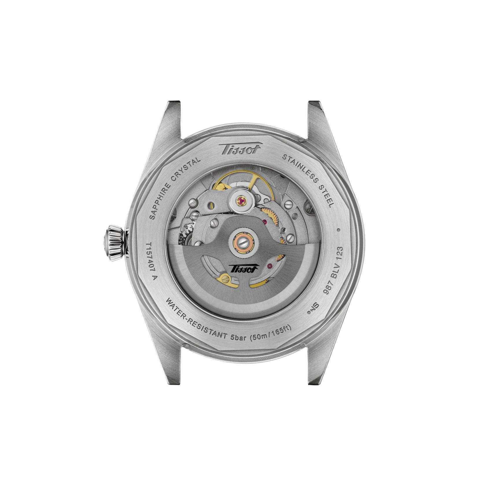 Tissot Visodate 39mm Powermatic 80 Black Dial Stainless Steel Bracelet Automatic Watch T1574071105100 - Bijoux Eclore