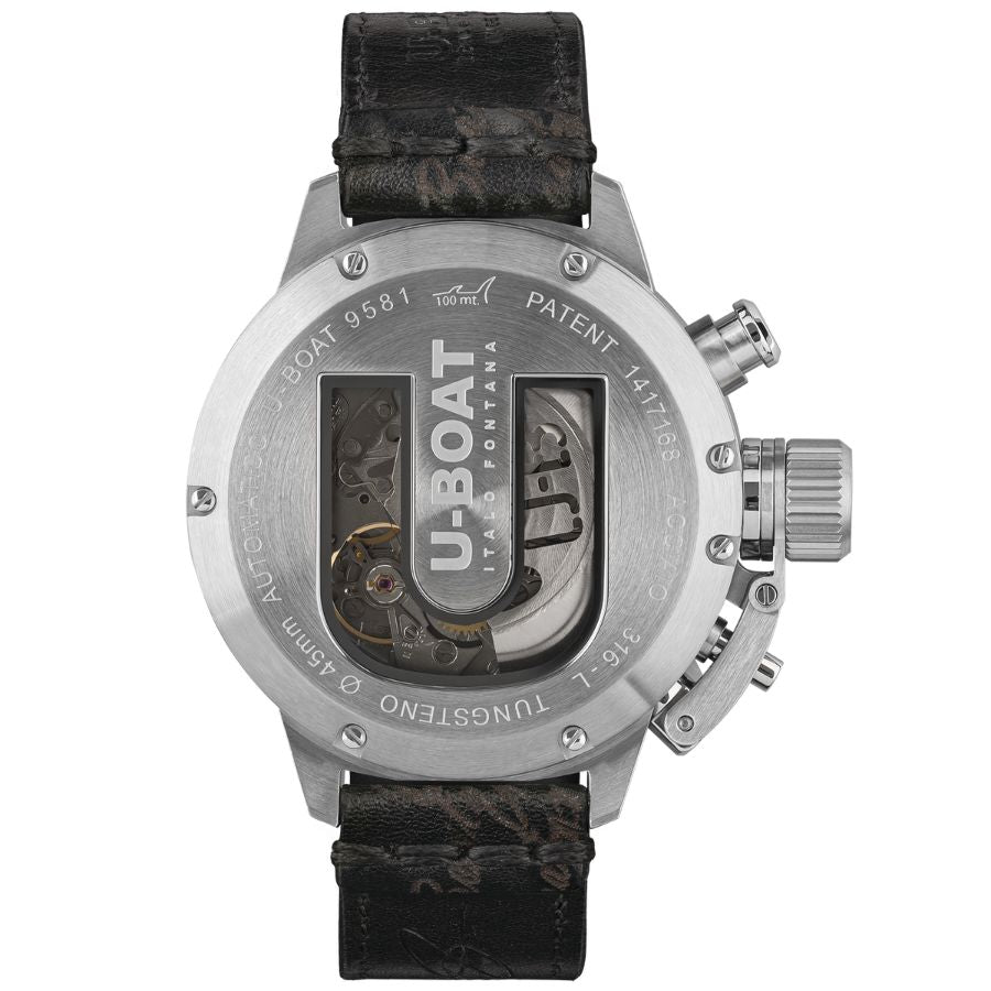 U-Boat Classico 45 mm Tungsteno CAS Green Watch 9581 - Bijoux Eclore