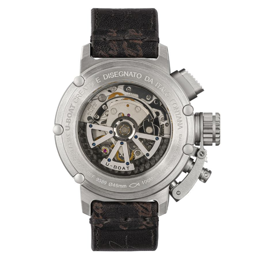 U-Boat Chimera 46 Chrono SS Blu - 9589 - Bijoux Eclore