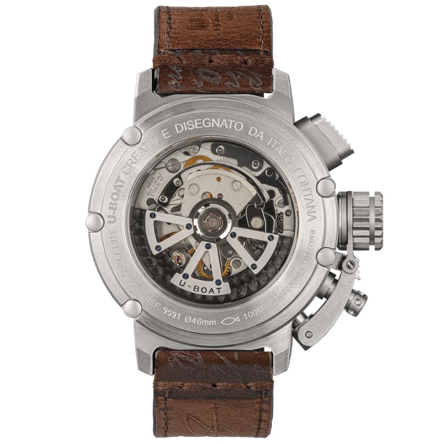 U-Boat Chimera 46 Chrono SS Verde - 9591 - Bijoux Eclore