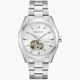 Bulova Surveyor Men's Open Aperture Automatic Stainless Steel Watch | 96A345