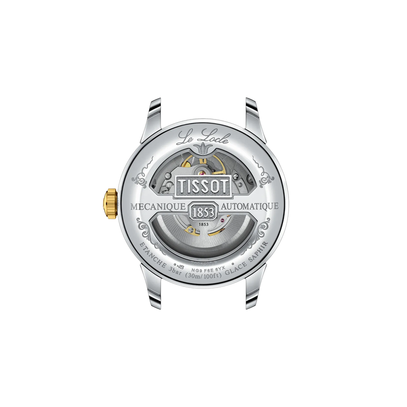 Tissot Le Locle Powermatic Two-Tone Yellow Gold T0064072203301 - Bijoux Eclore