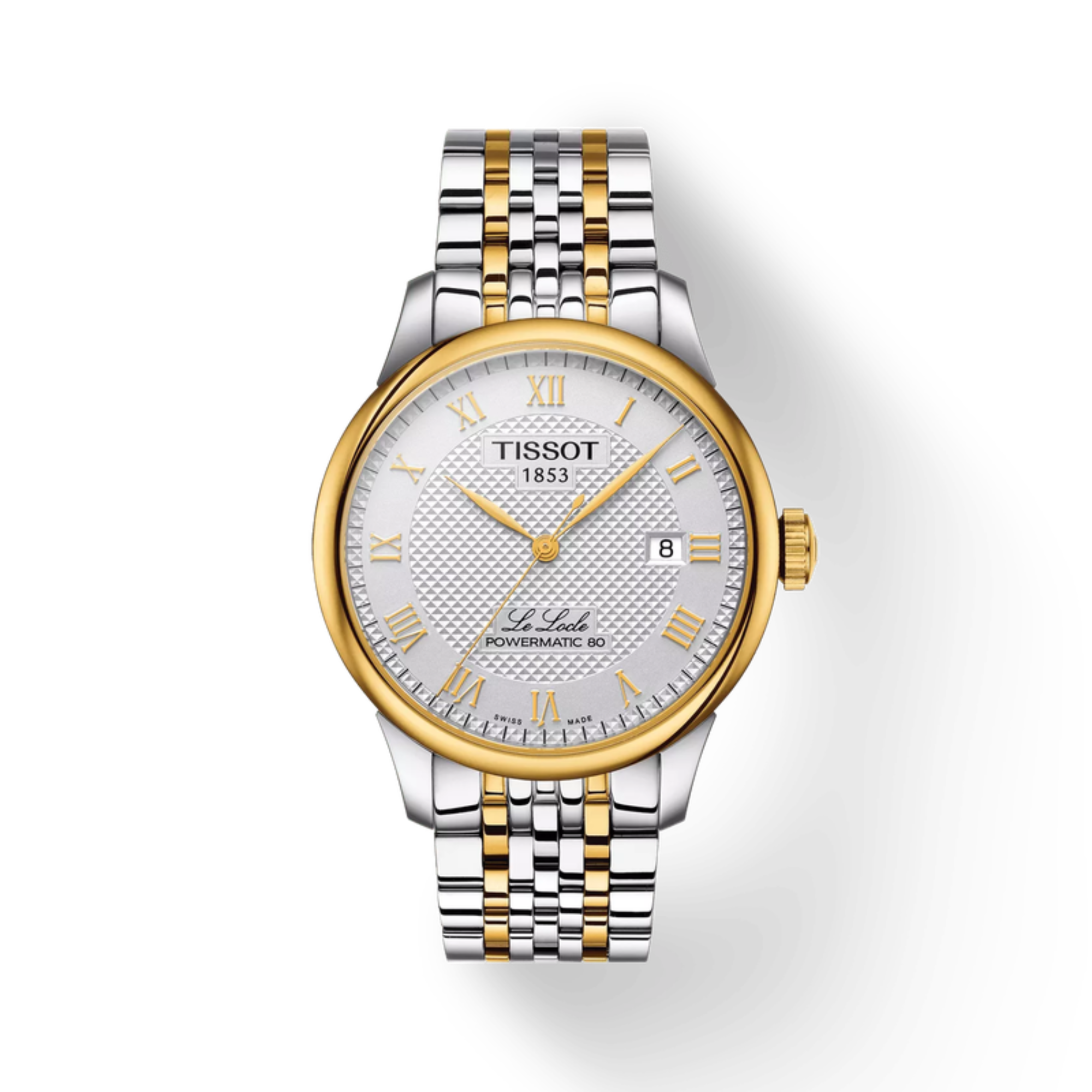 Tissot Le Locle Powermatic Two-Tone Yellow Gold T0064072203301 - Bijoux Eclore