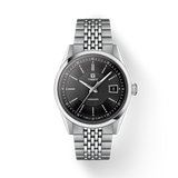 Tissot Visodate 39mm Powermatic 80 Black Dial Stainless Steel Bracelet Automatic Watch T1574071105100 - Bijoux Eclore