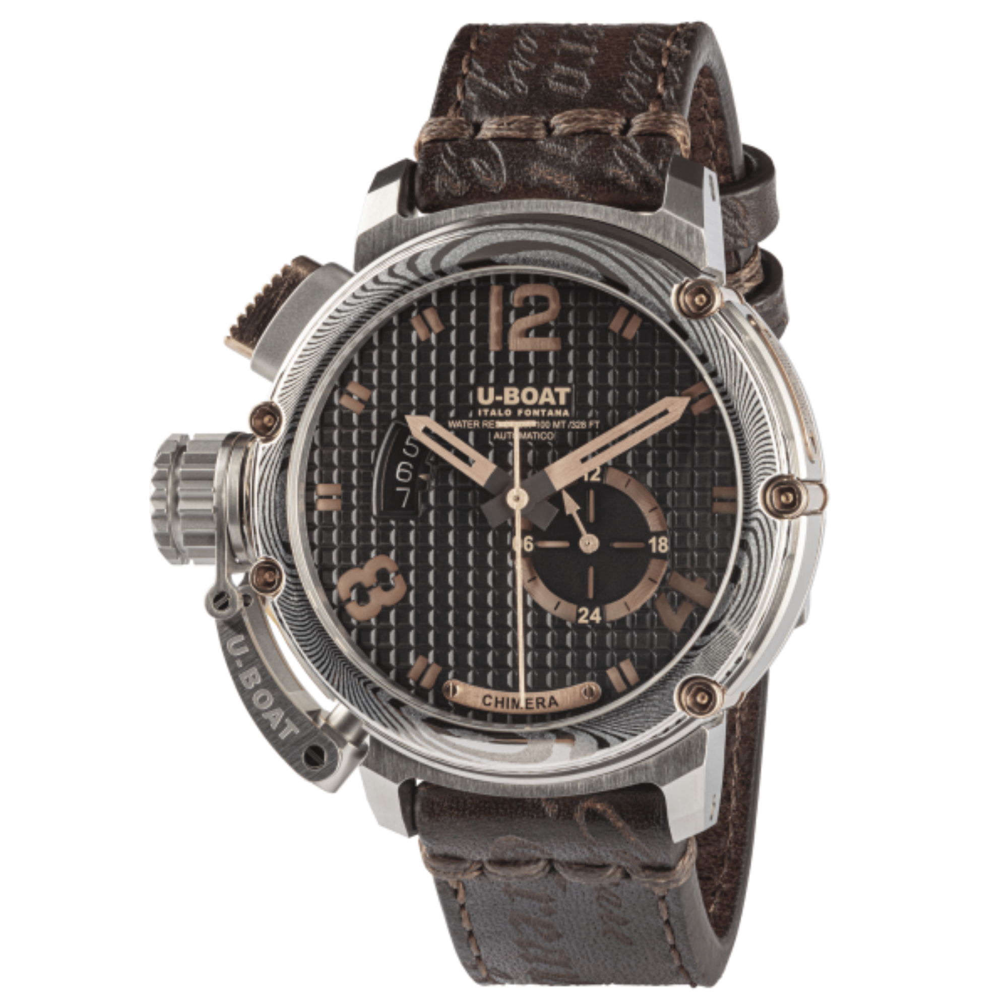 U-BOAT Chimera Damasco Bronze 3006 - Bijoux Eclore