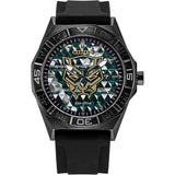Citizen Eco-Drive Black Panther 60th Anniversary Stainless Steel Black/Green Dial Watch AW1858-03W - Bijoux Eclore