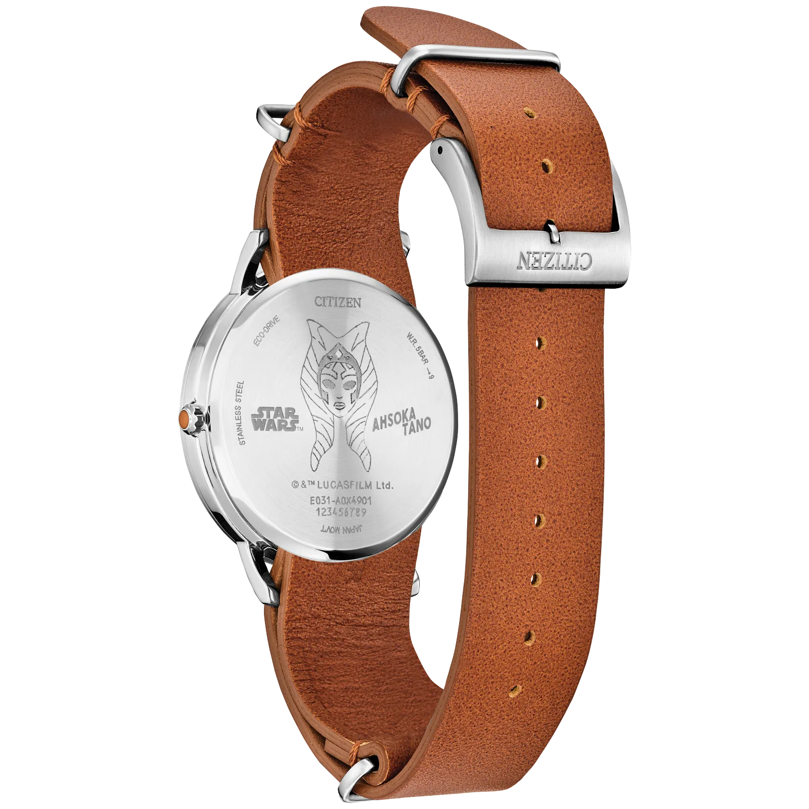 Citizen Men's Eco-Drive Ahsoka Tano Star Wars Watch, Stainless Steel Case BJ6508-02W - Bijoux Eclore