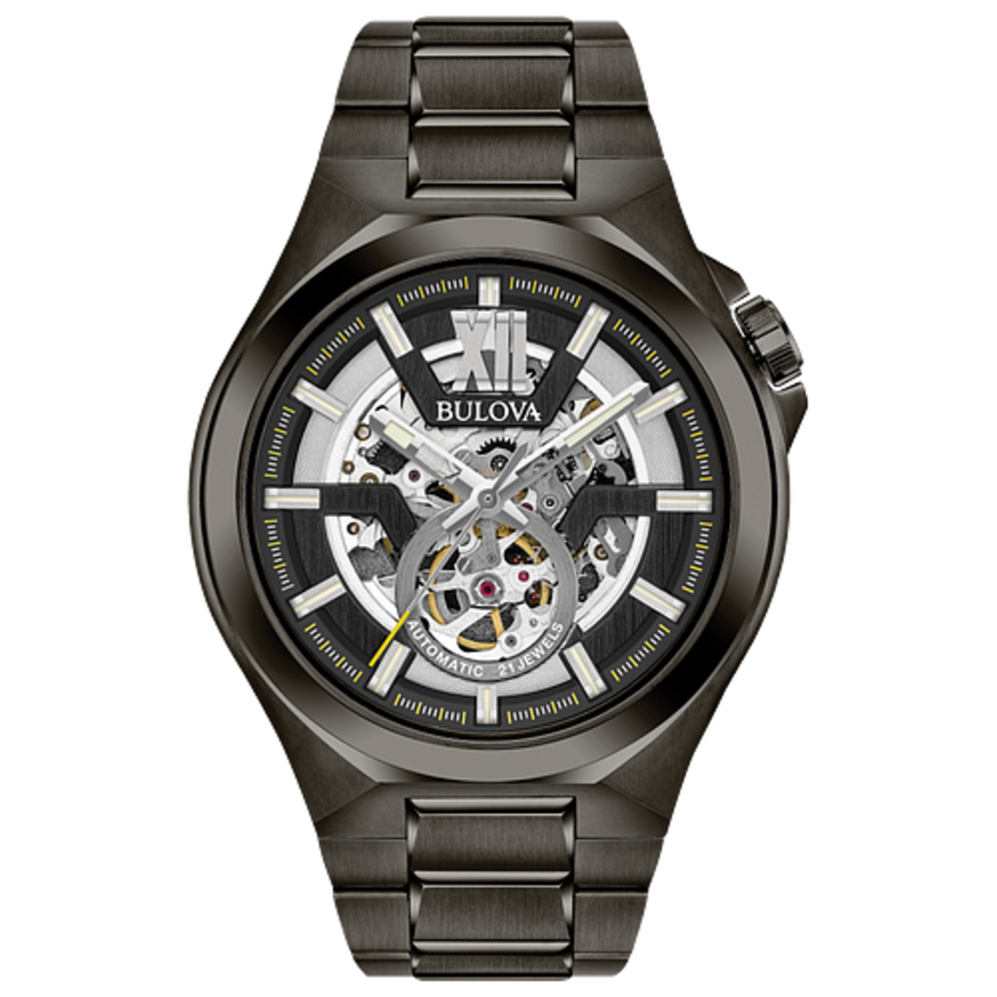 Bulova Men's Classic Maquina Automatic Open Aperture Watch  98A179 - Bijoux Eclore