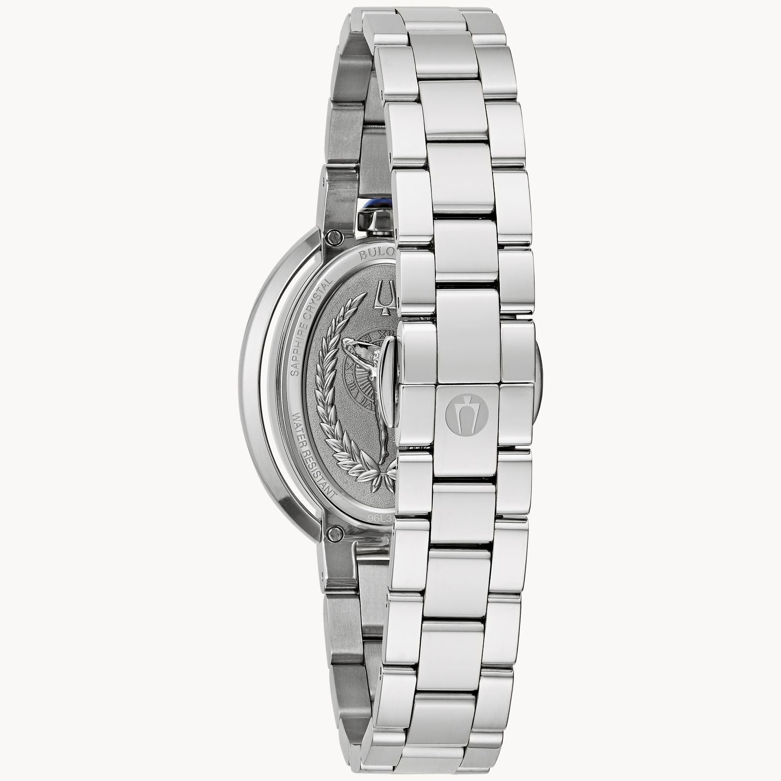 Bulova Rubaiyat Pink Dial Stainless Steel Women's Watch 96L331