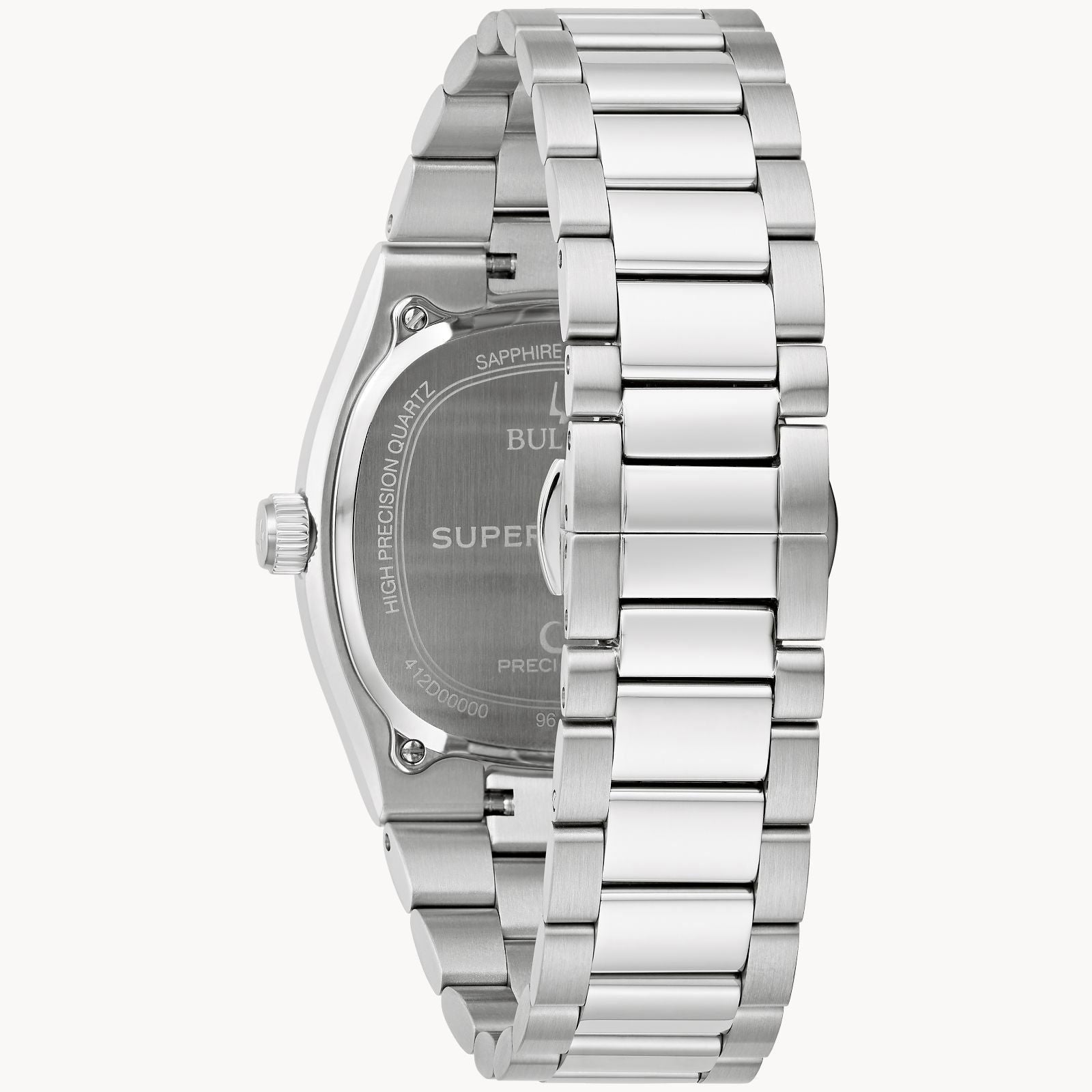 Bulova Super Seville Green Dial Stainless Steel Watch 38mm 96B439