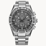 Citizen Eco-Drive Super Titanium Chronograph Grey Dial Watch | CA0890-54H