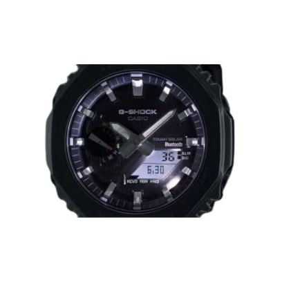 Casio G-Shock G-Steel Black Dial Black Resin Strap Watch GBM2100-1A
