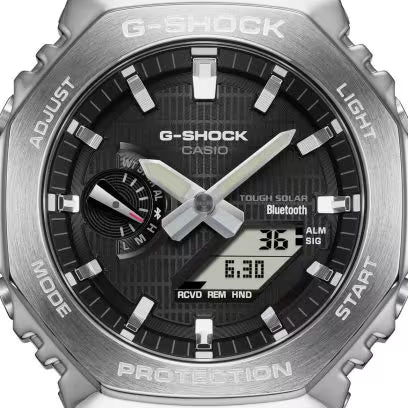 Casio G-Shock G-Steel Black Dial Black Resin Strap Watch GBM2100-1A