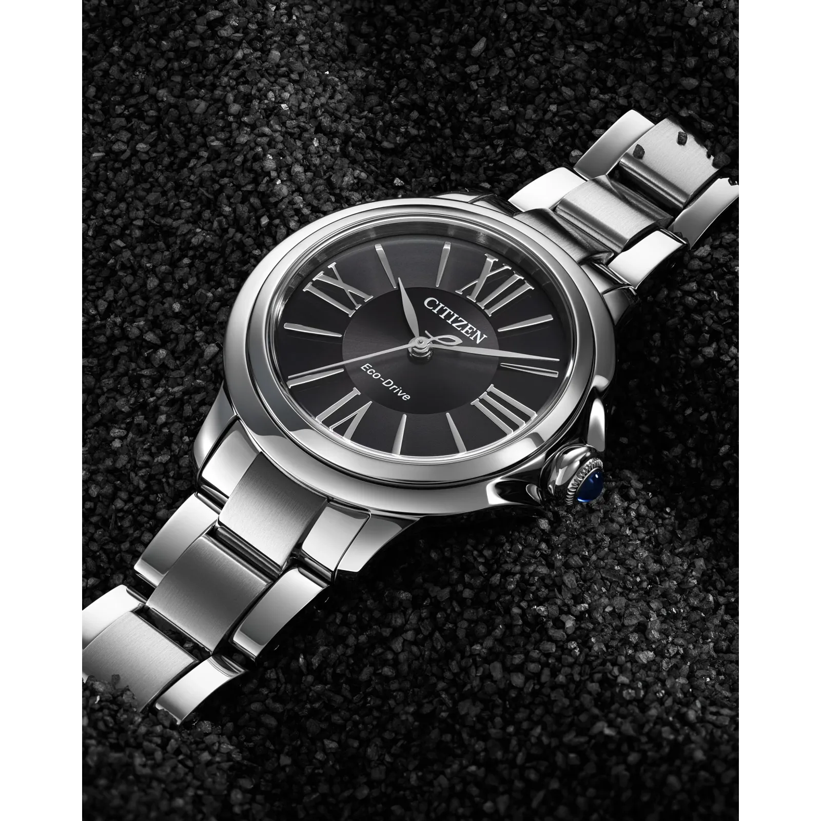 Citizen L Ceci Watch 31.5mm with Black Dial - EM1160-58E - Bijoux Eclore