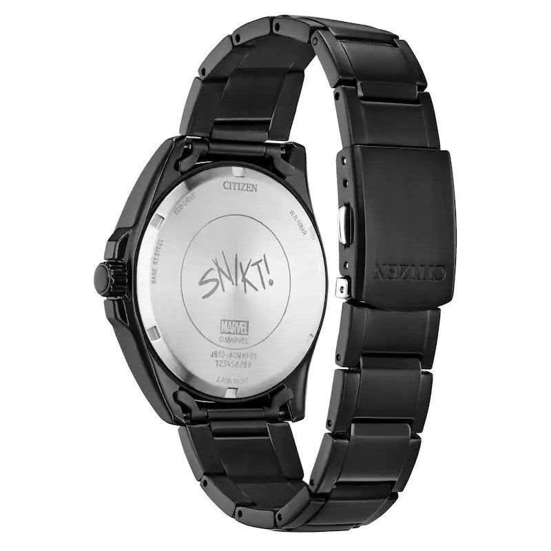 Citizen Marvel SNIKT! Wolverine Men's Watch Boxed Set AW1435-66W