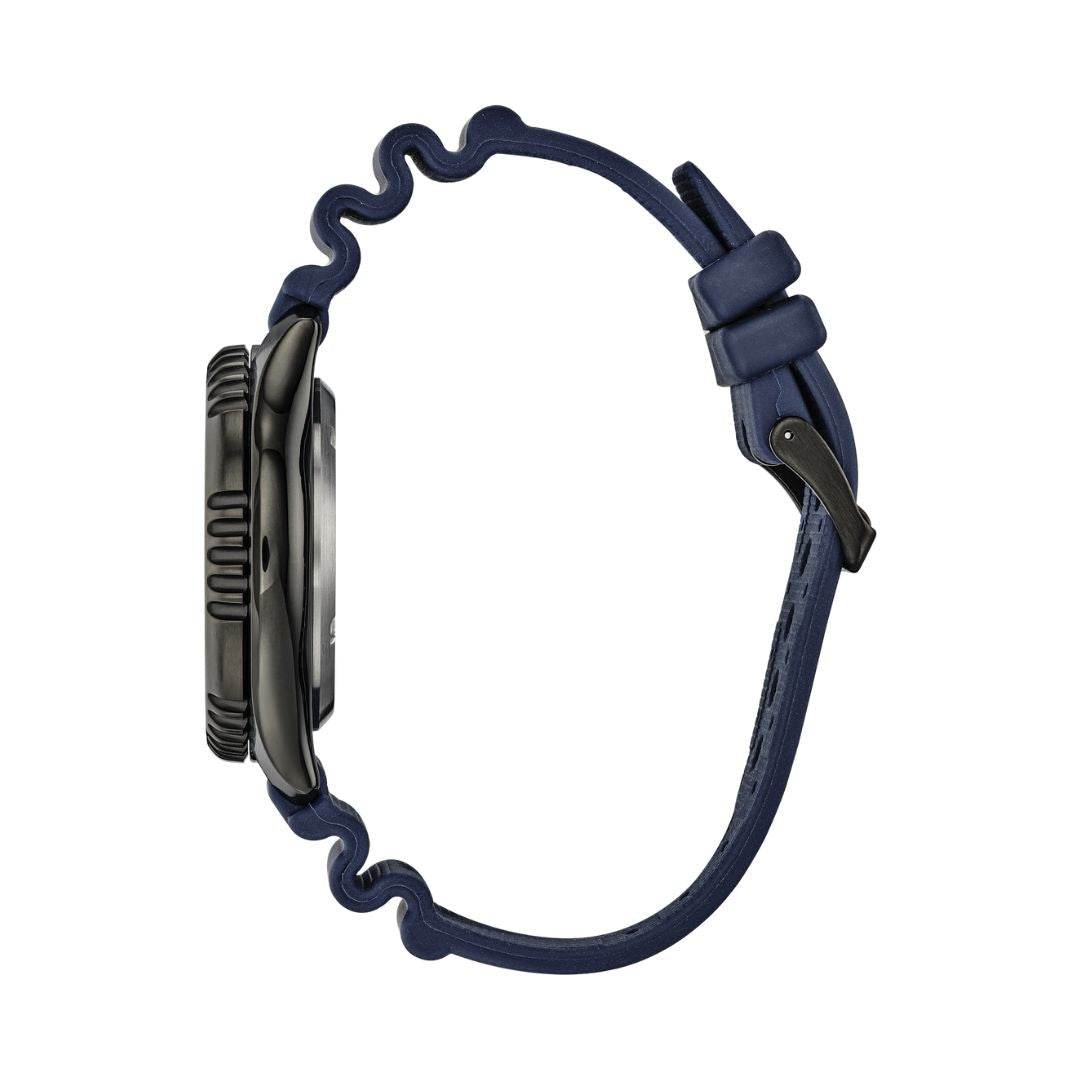 Citizen Promaster Dive Automatic White Dial and Black Polyurethane Strap Watch NY0137-09A