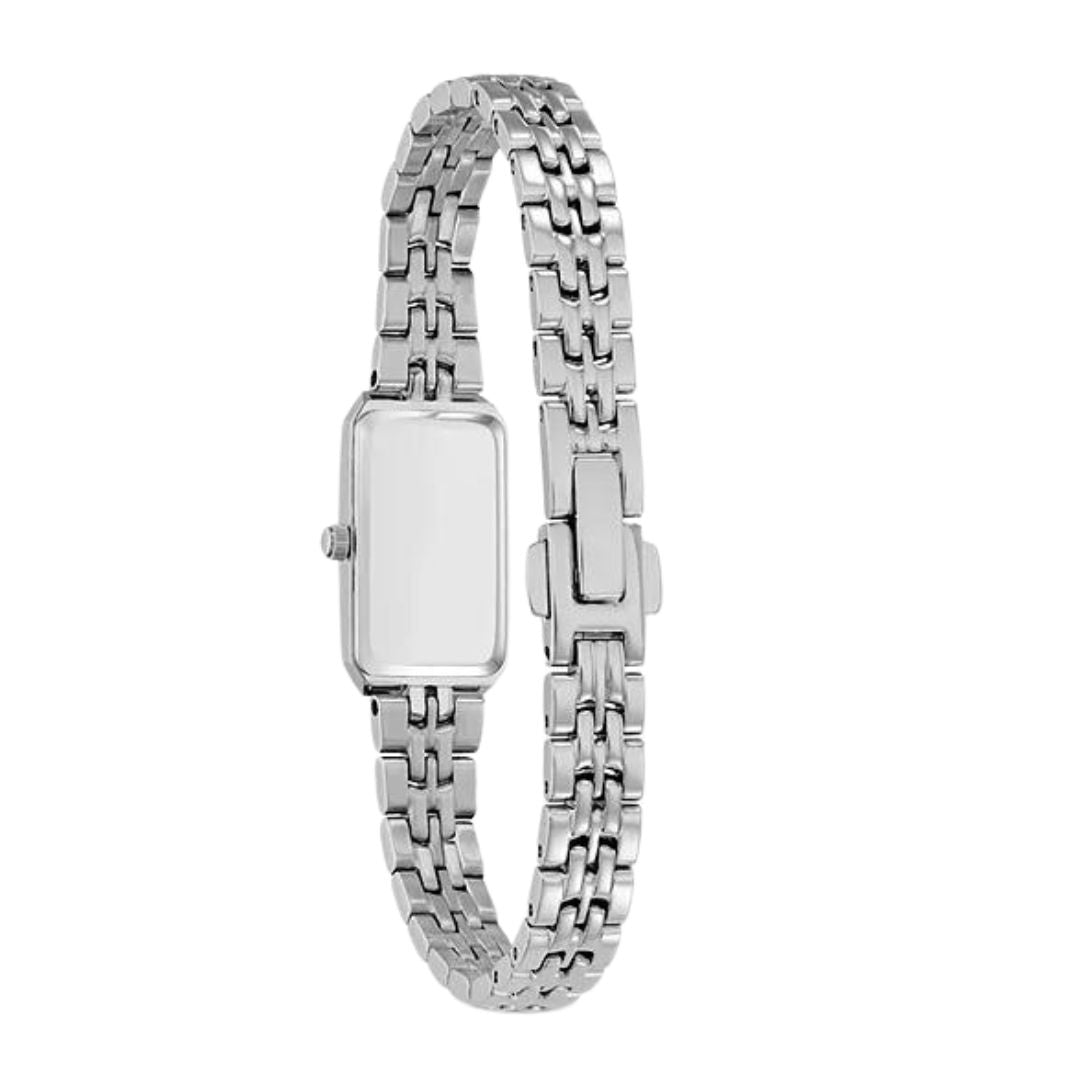 Citizen Women's Eco-Drive Silver Bracelet Watch with Mother of Pearl Dial EG2691-57D