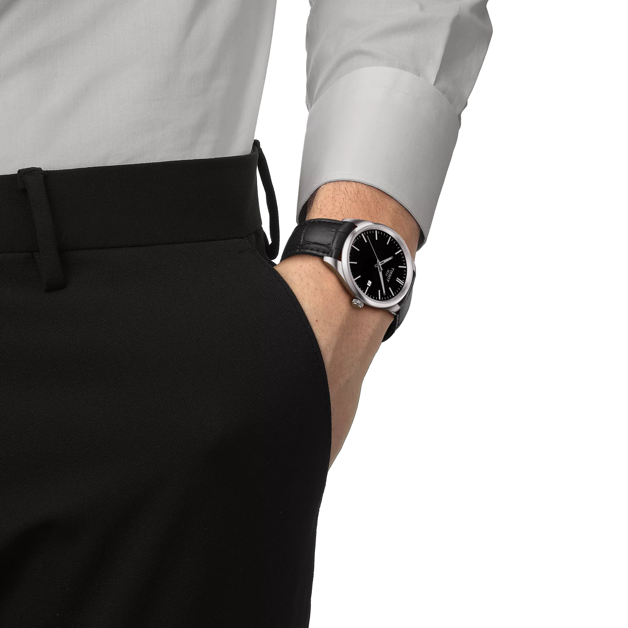 Tissot PR 100 Quartz 40mm Mens Watch Black T150.410.16.051.00 - Bijoux Eclore