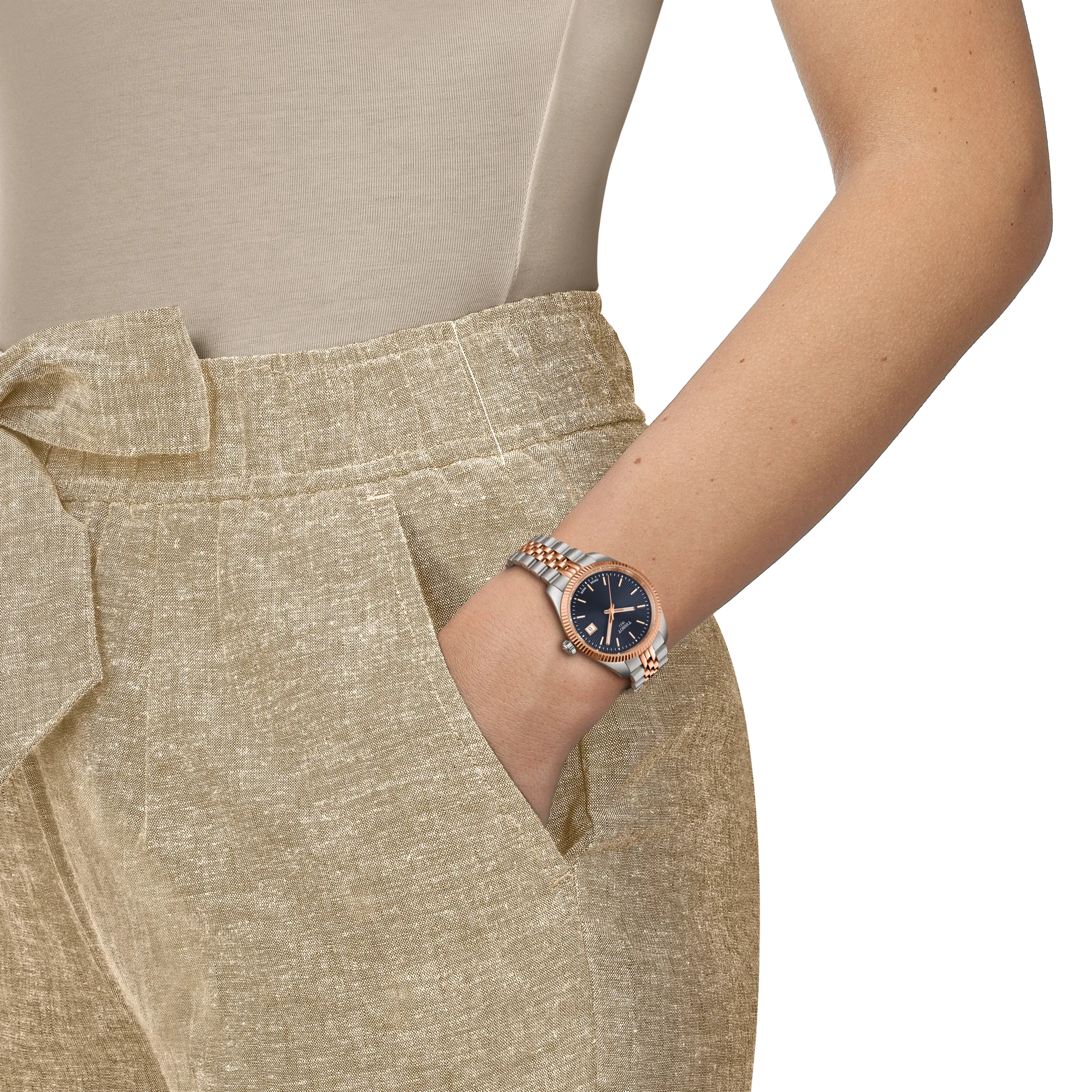 Tissot T-Classic Ballade quartz Watch T156.210.22.041.00 - Bijoux Eclore