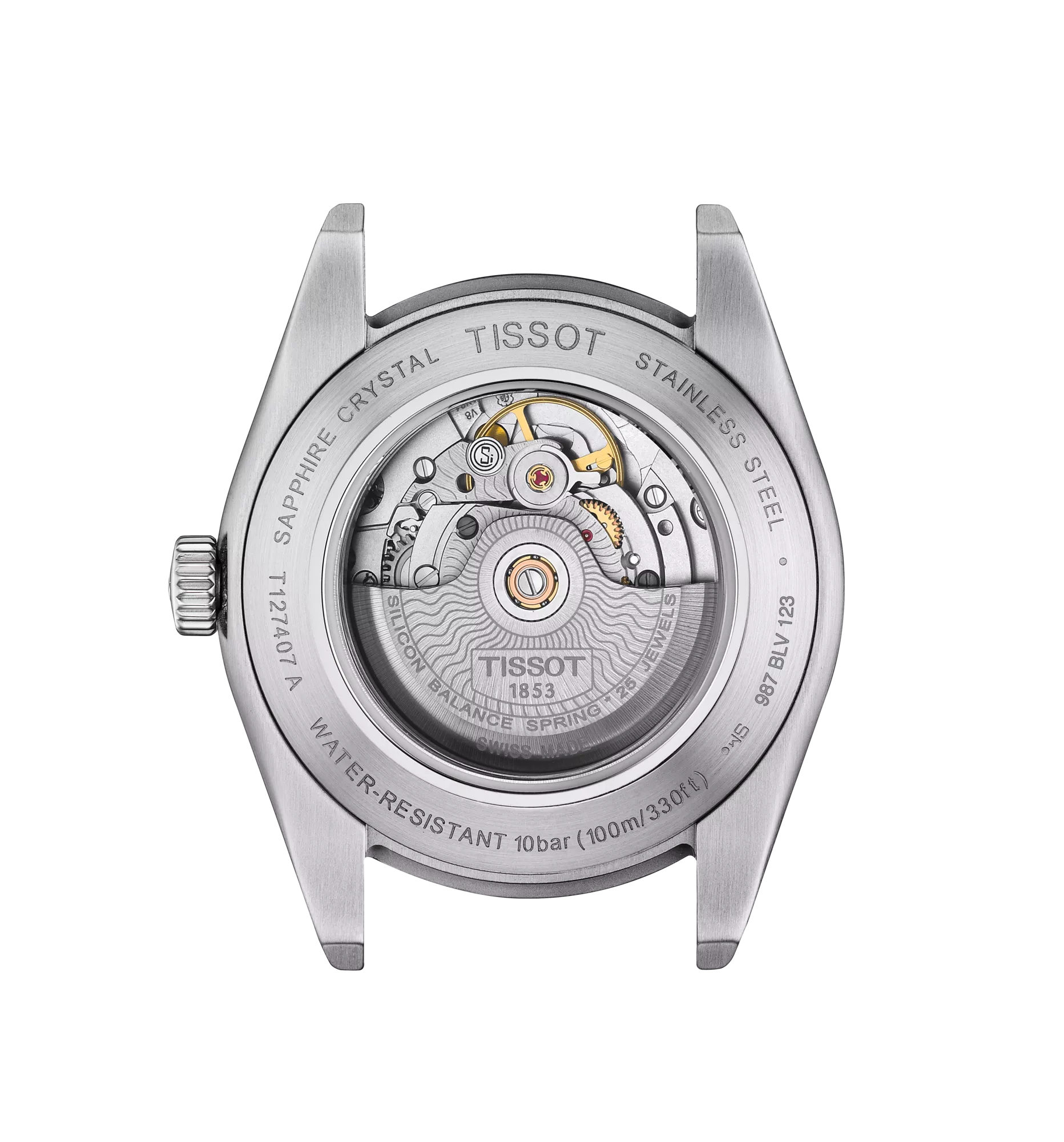 Tissot Gentleman Powermatic 80 Silicium Men's Watch T127.407.11.351.00 - Bijoux Eclore