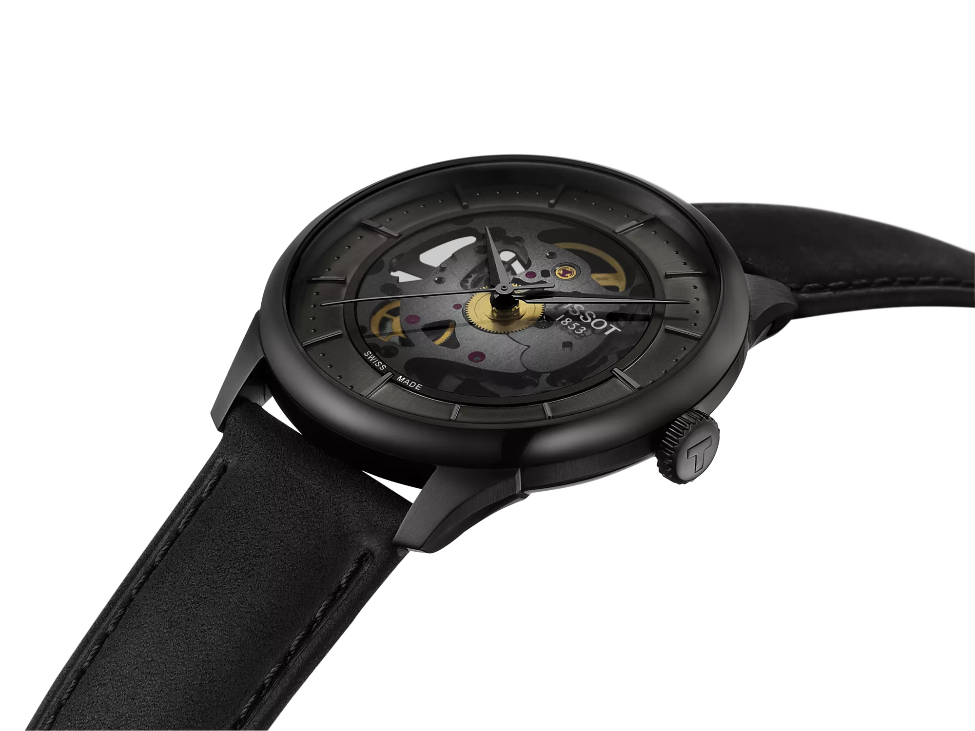 Tissot Chemin Des Tourelles Skeleton T139.836.36.441.00 - Bijoux Eclore