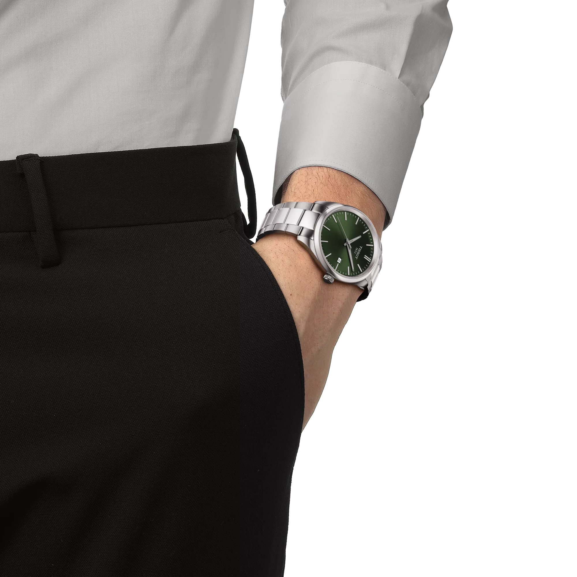 Tissot Men's Classic PR 100 Quartz T150.410.11.091.00 - Bijoux Eclore