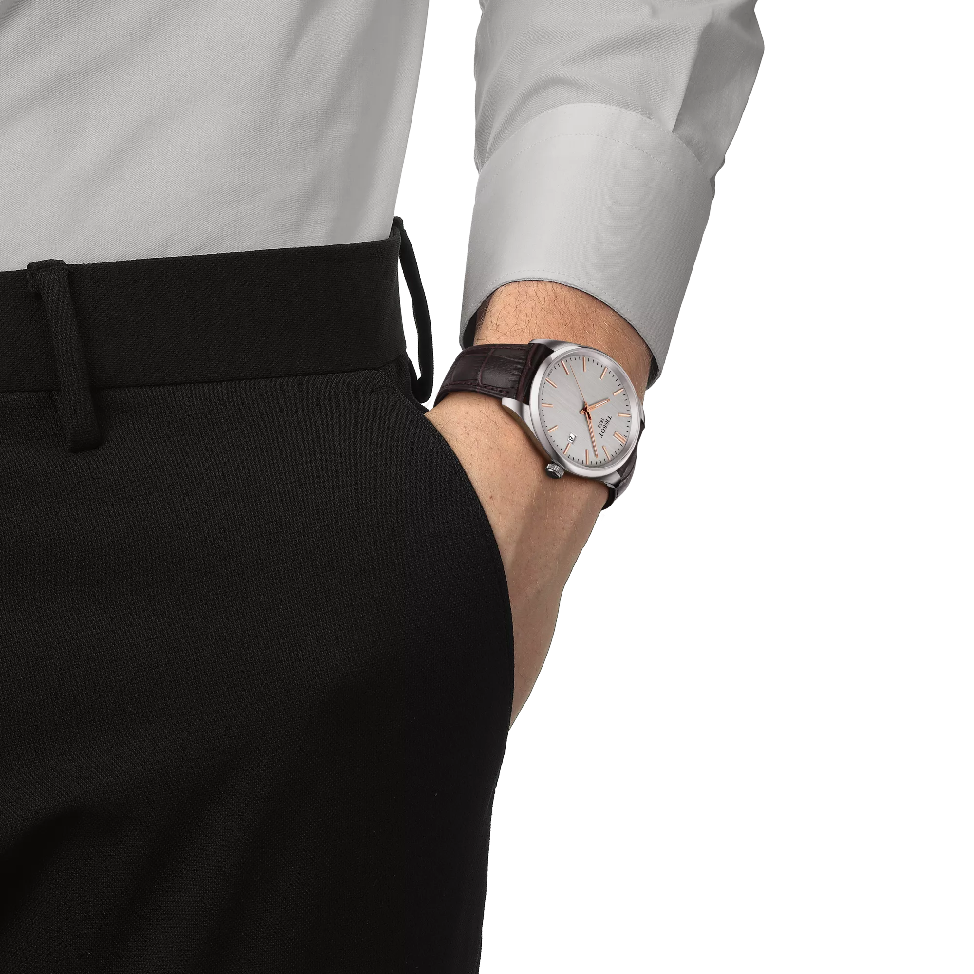 Tissot PR 100 40 mm Watch in Silver Dial T150.410.16.031.00 - Bijoux Eclore