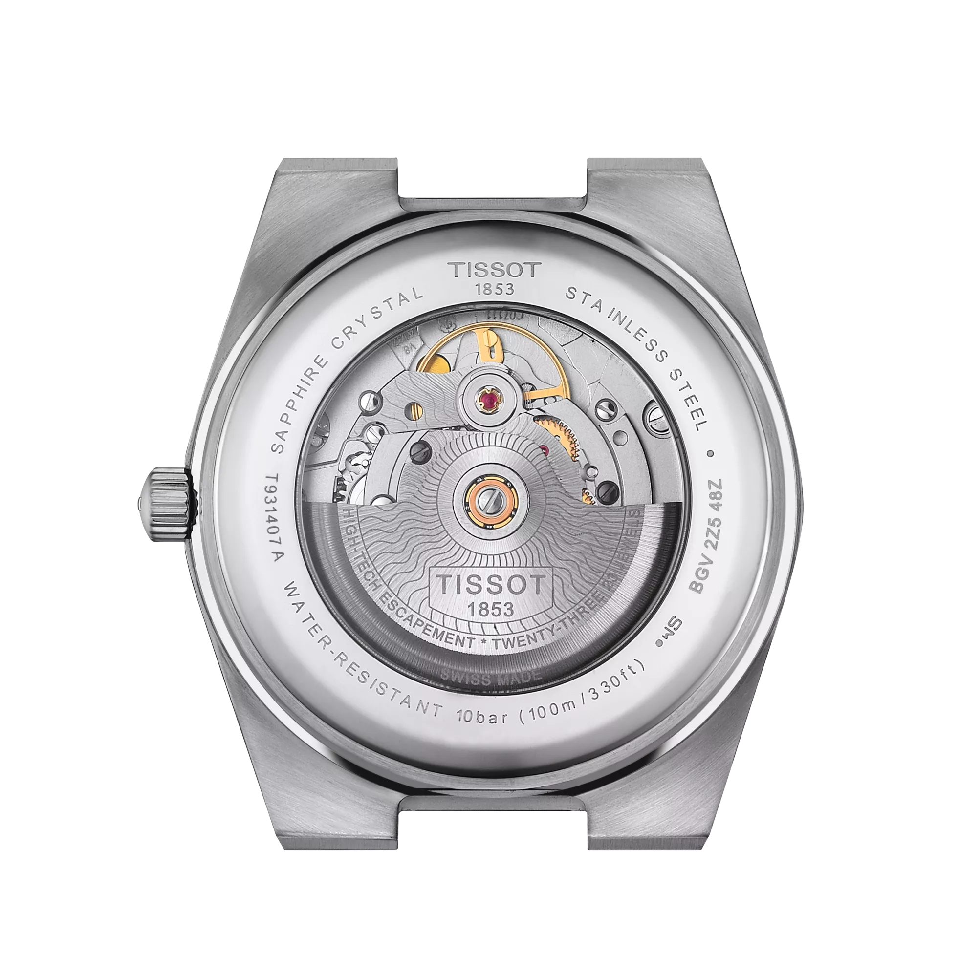 Tissot PRX Powermatic 80 Gold-Accent Watch T931.407.41.031.01 - Bijoux Eclore