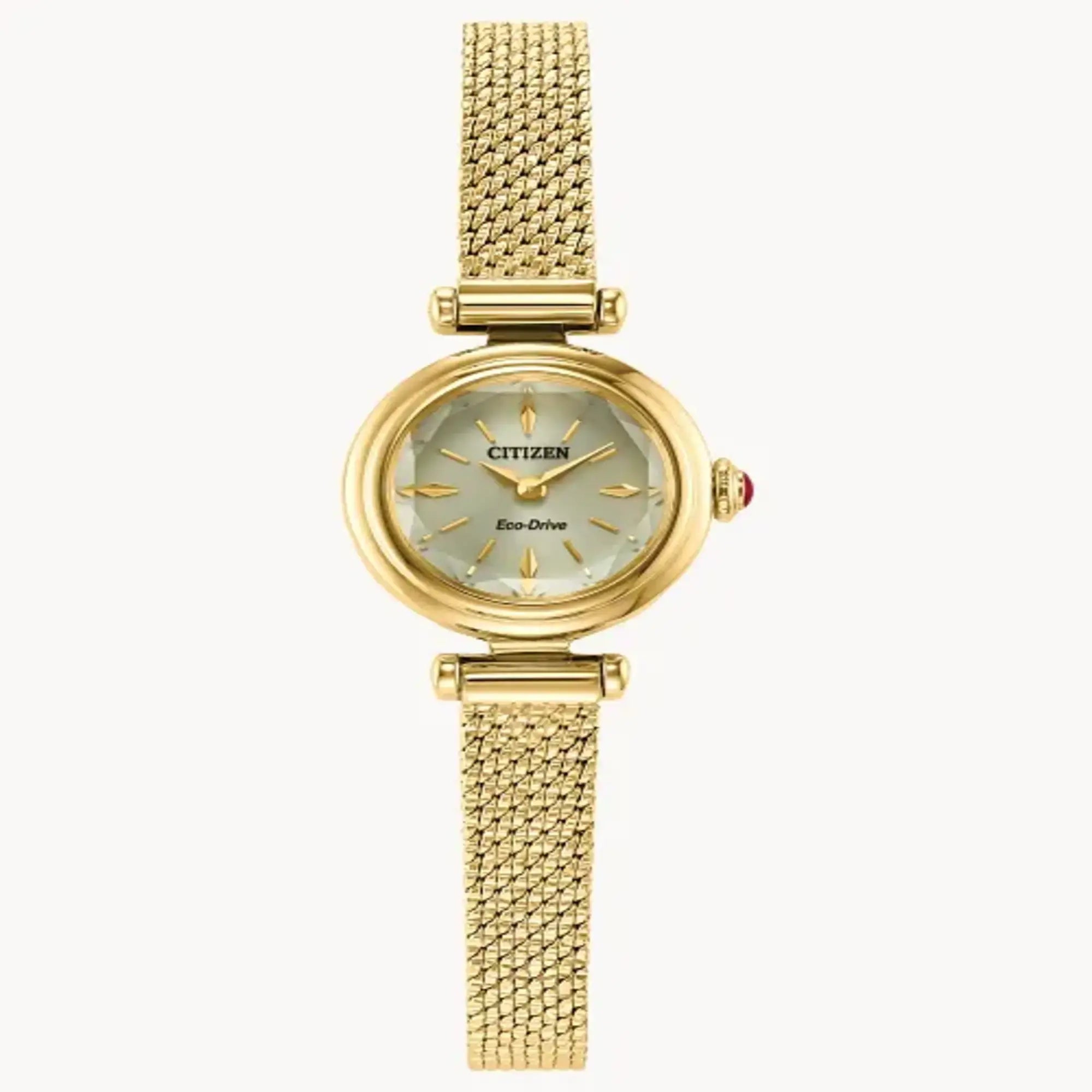 Citizen Fio Eco-Drive Gold-Tone Dial Ladies' Watch EG7086-57P - Bijoux Eclore