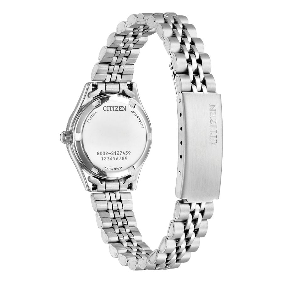 Citizen Quartz Crystal Blue Dial Ladies Watch EQ0530-51N - Bijoux Eclore