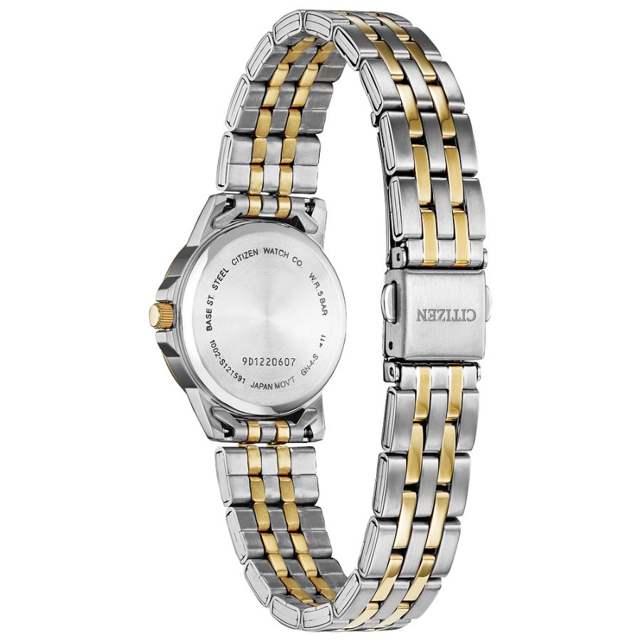 Citizen Two-Tone Stainless Steel Silver Dial Watch -EQ0605-53A - Bijoux Eclore
