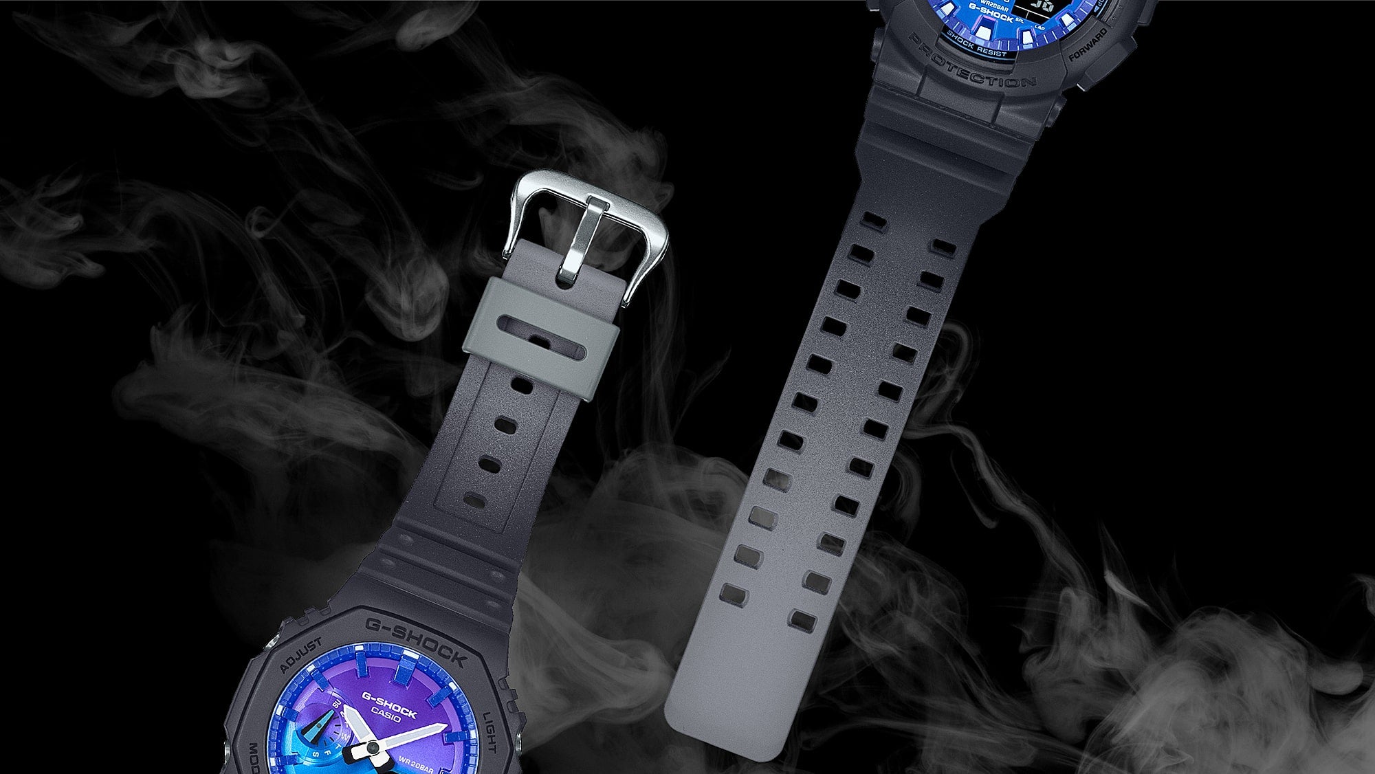 Casio G-Shock Analog Digital Ga-100 Series GA-100FL-1A - Bijoux Eclore