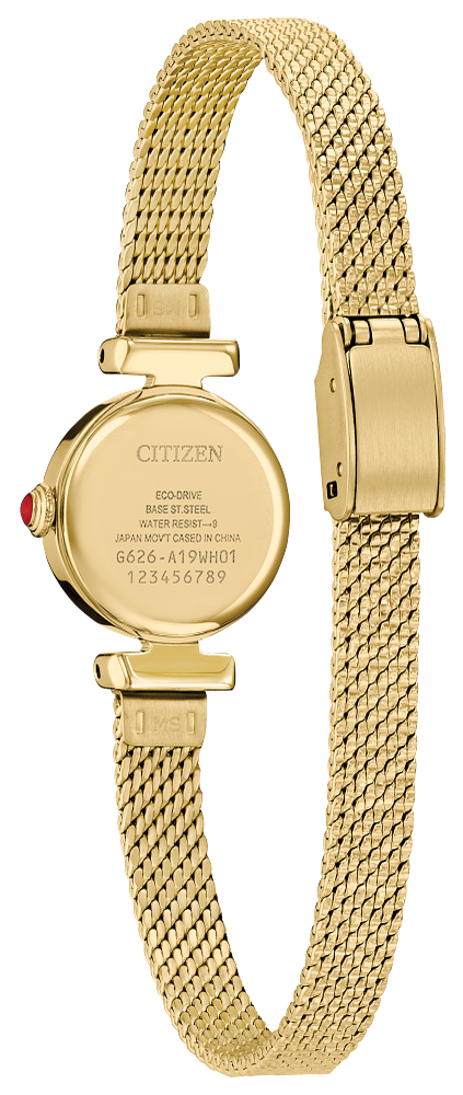 Citizen Fio Eco-Drive Gold-Tone Dial Ladies' Watch EG7086-57P - Bijoux Eclore