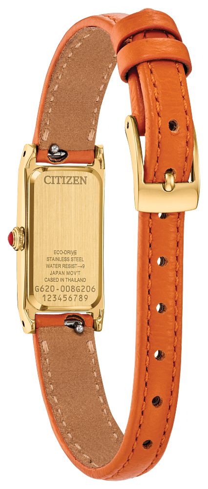 Citizen Eco-Drive Fio White Dial Gold-Tone Stainless Steel Watch EG7122-04A - Bijoux Eclore