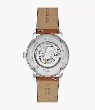 Fossil Heritage Automatic Brown Leather Men's Watch ME3263