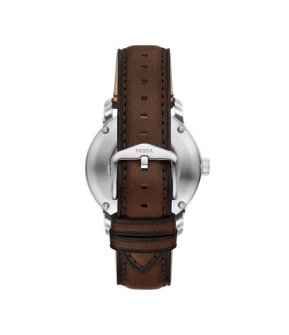 Fossil Heritage Automatic Brown Leather Watch ME3264