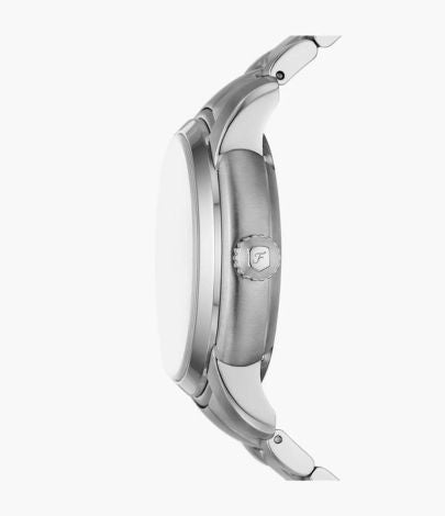 Fossil Heritage Automatic Silver Stainless Steel Men's Watch ME3262