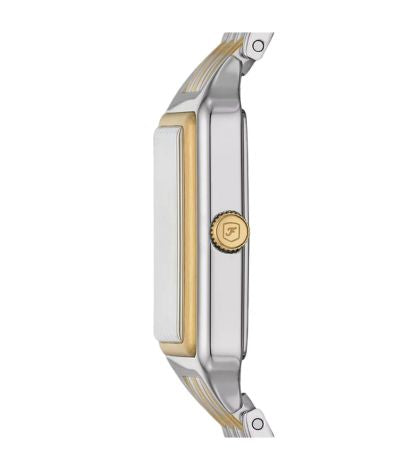 Fossil Raquel Three-Hand Date Two-Tone Stainless Steel Watch ES5368