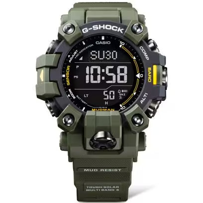 G-SHOCK MASTER of G Mudman Men's Green Resin Watch GW9500-3